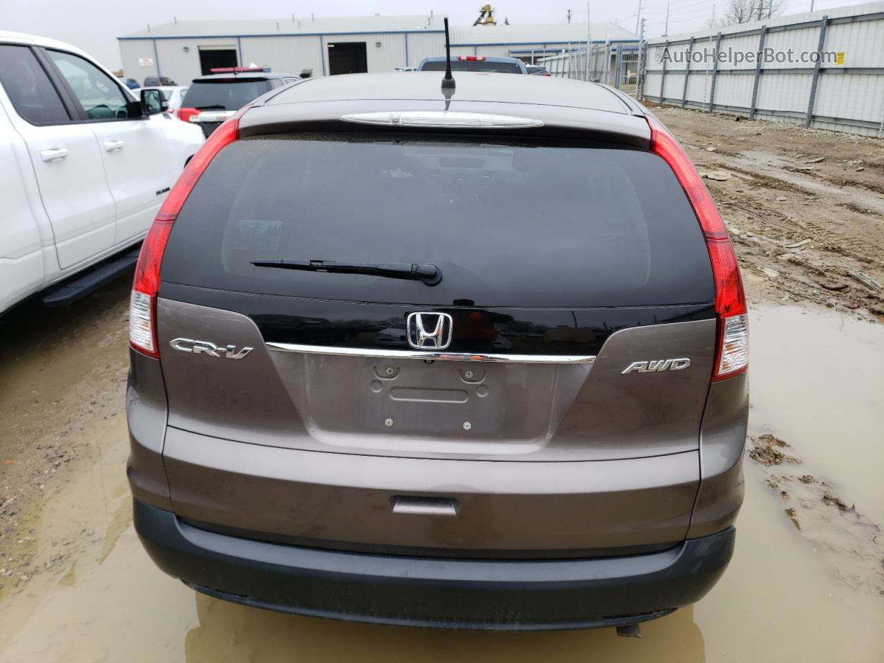 2013 Honda Cr-v Ex Brown vin: 5J6RM4H52DL052280