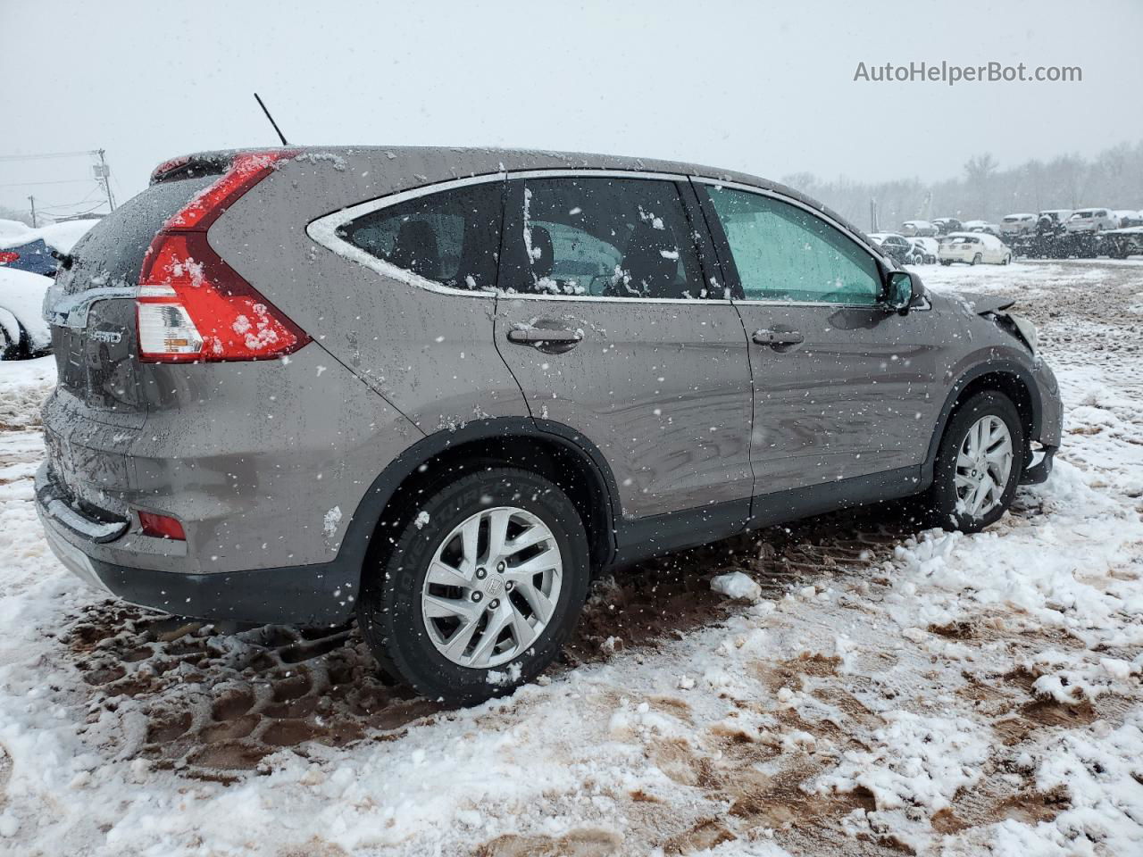 2015 Honda Cr-v Ex Gray vin: 5J6RM4H52FL032131