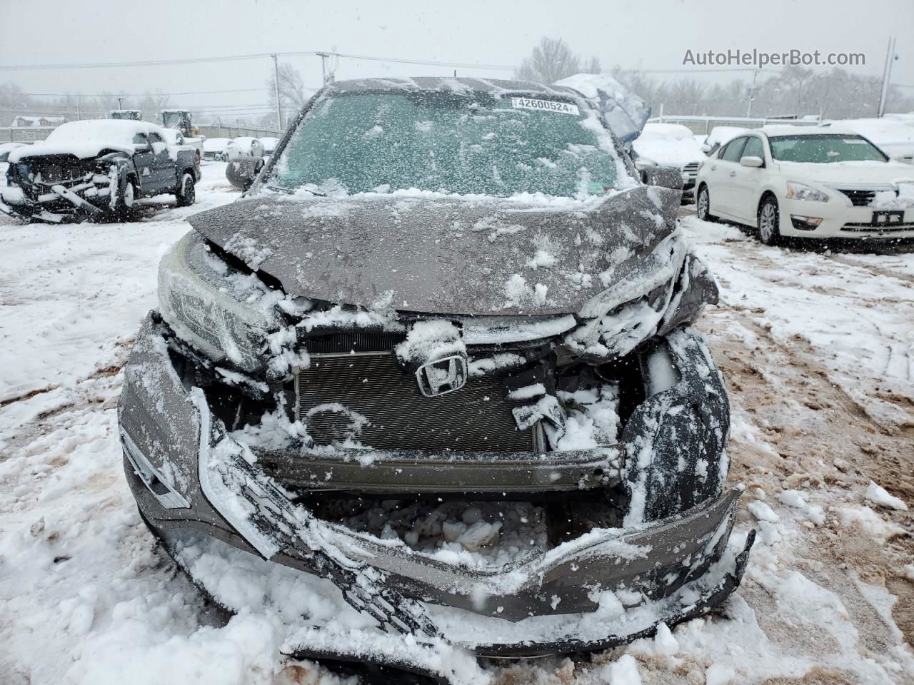 2015 Honda Cr-v Ex Серый vin: 5J6RM4H52FL032131