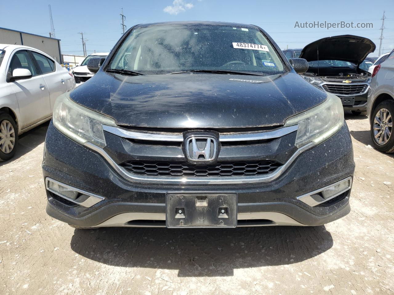 2015 Honda Cr-v Ex Черный vin: 5J6RM4H52FL047437