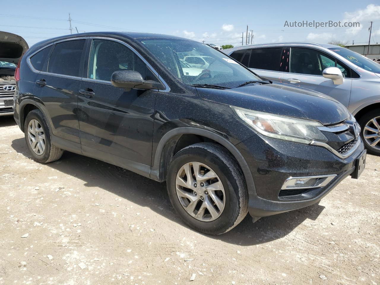 2015 Honda Cr-v Ex Черный vin: 5J6RM4H52FL047437