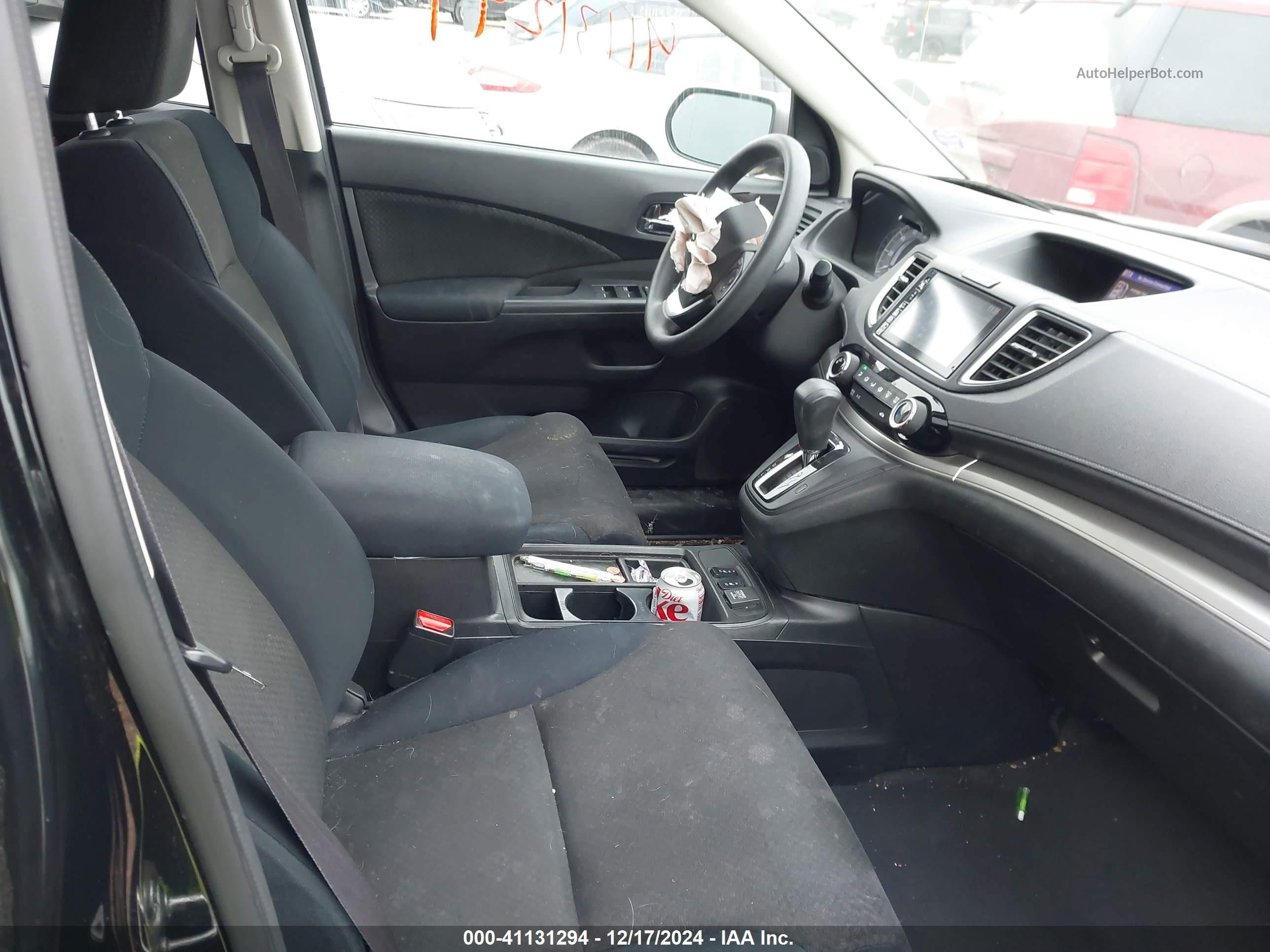 2016 Honda Cr-v Ex Black vin: 5J6RM4H52GL009756