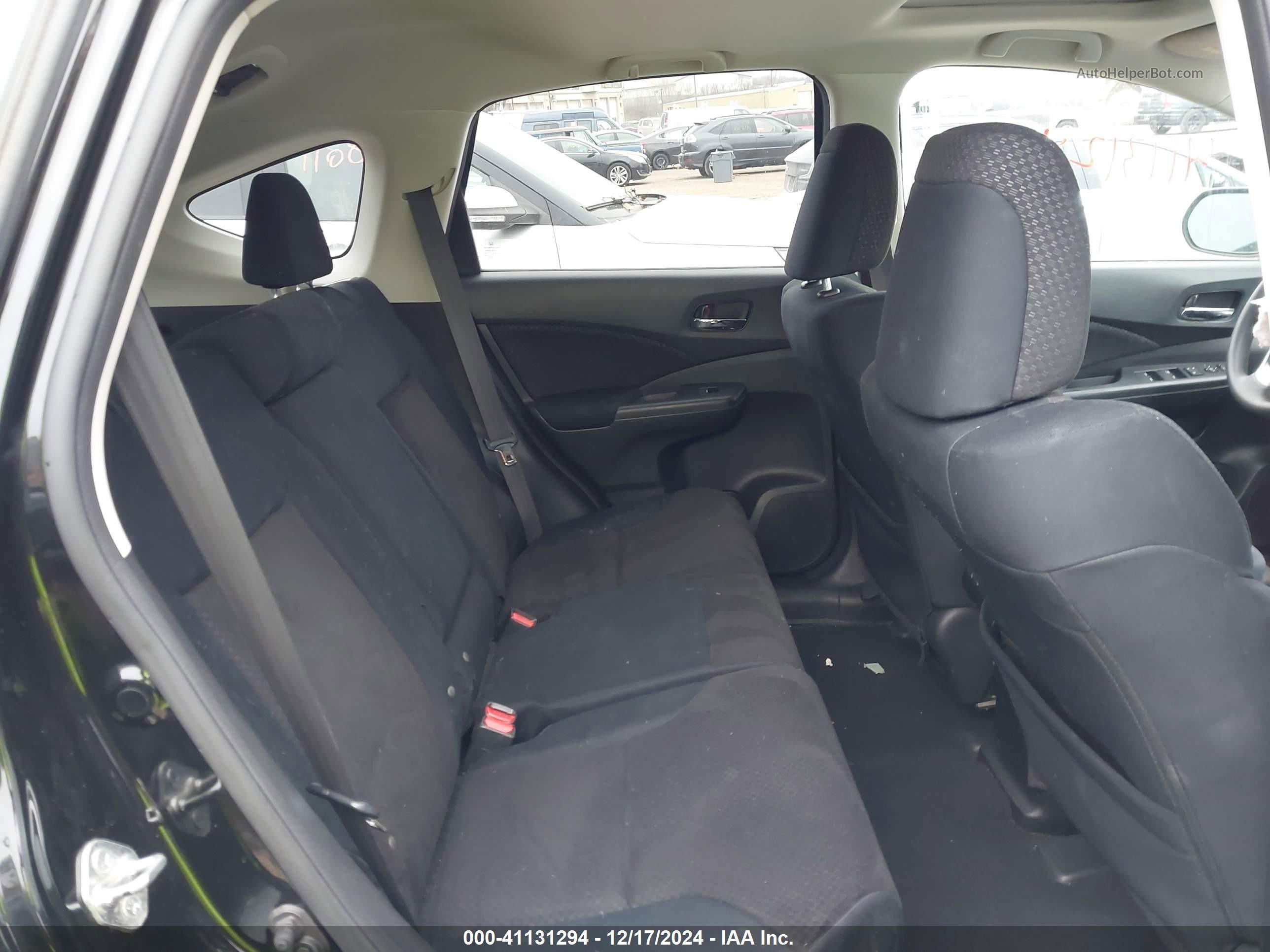 2016 Honda Cr-v Ex Black vin: 5J6RM4H52GL009756