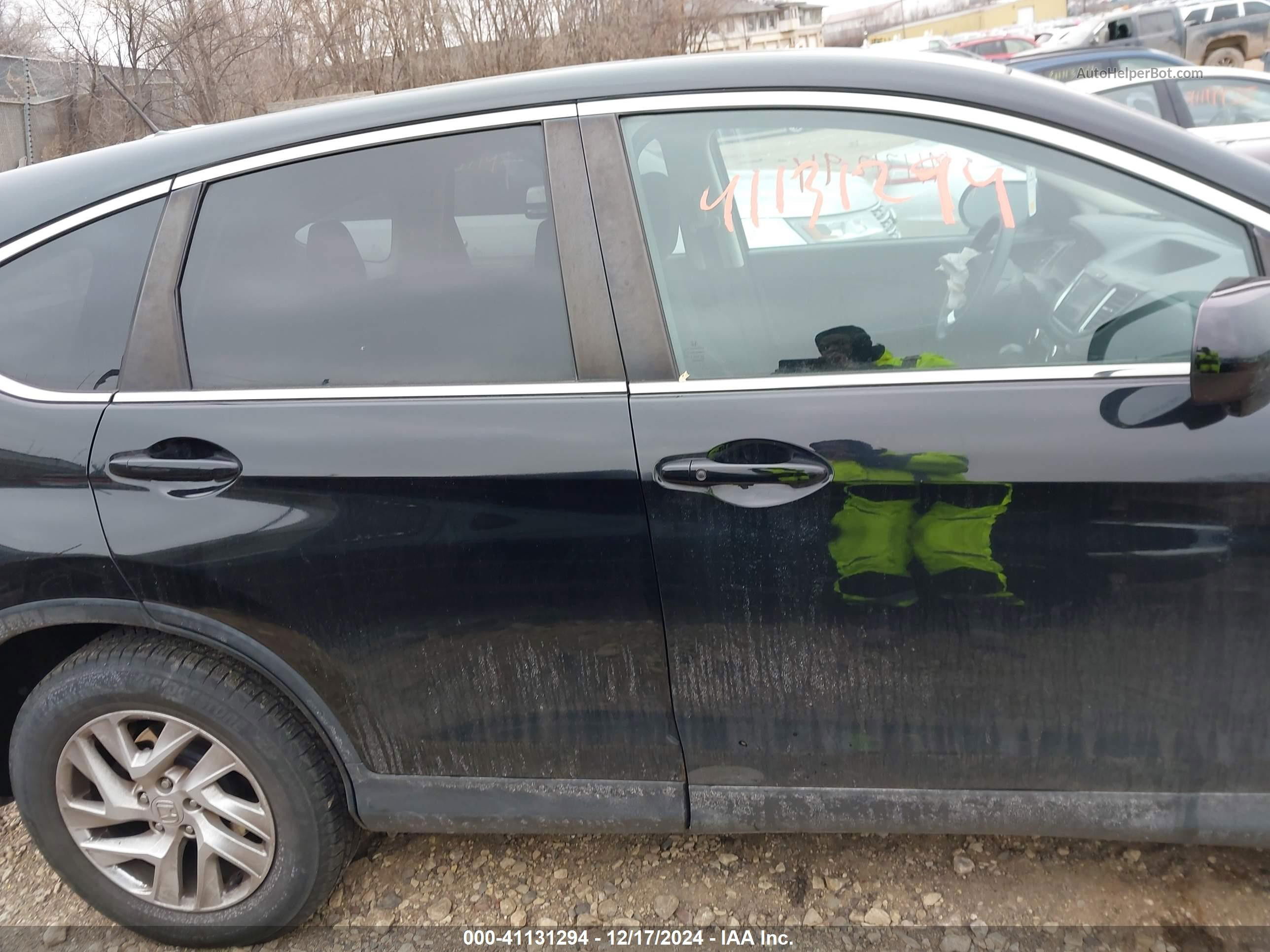 2016 Honda Cr-v Ex Black vin: 5J6RM4H52GL009756