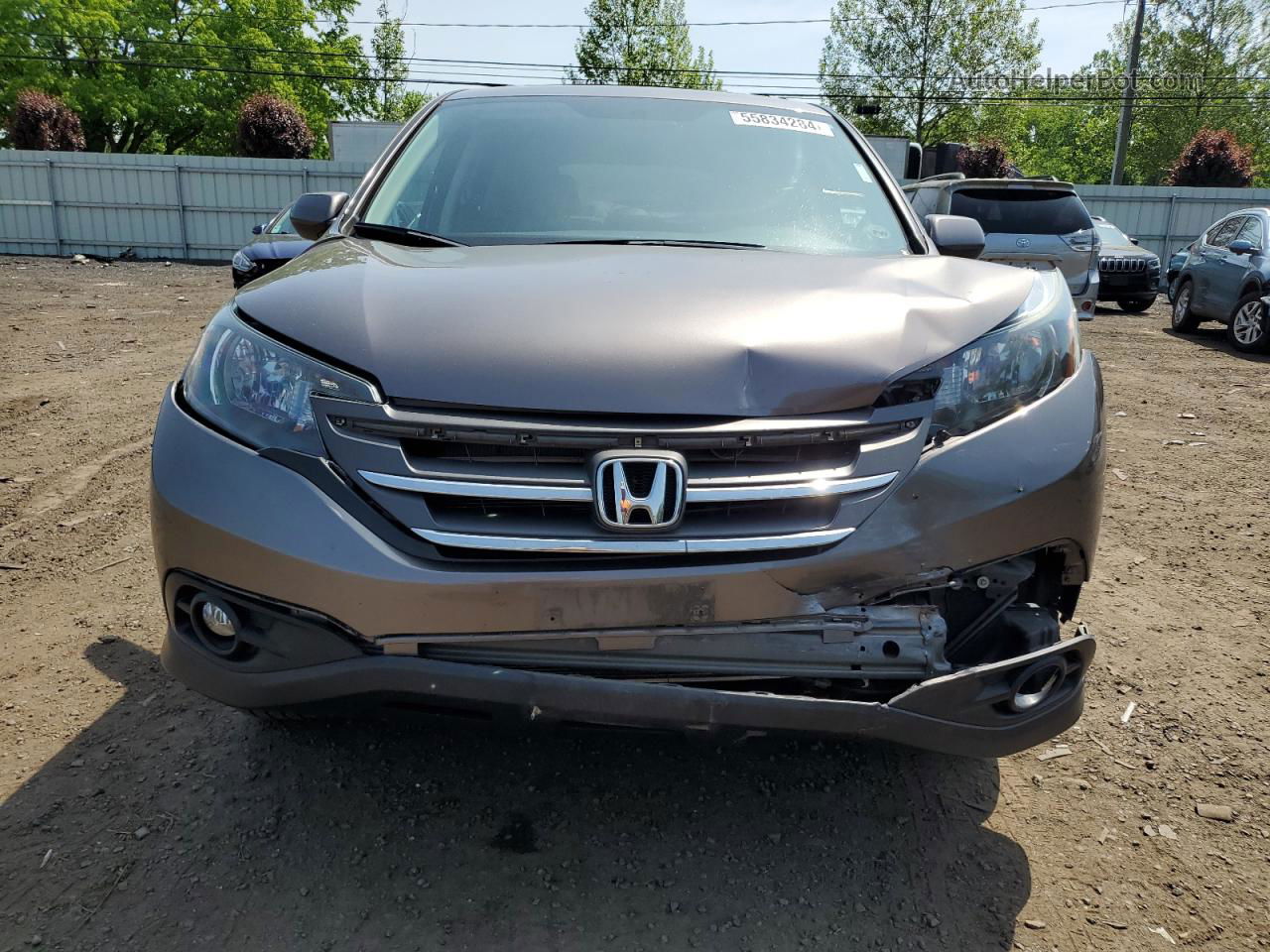 2012 Honda Cr-v Ex Gray vin: 5J6RM4H53CL081351