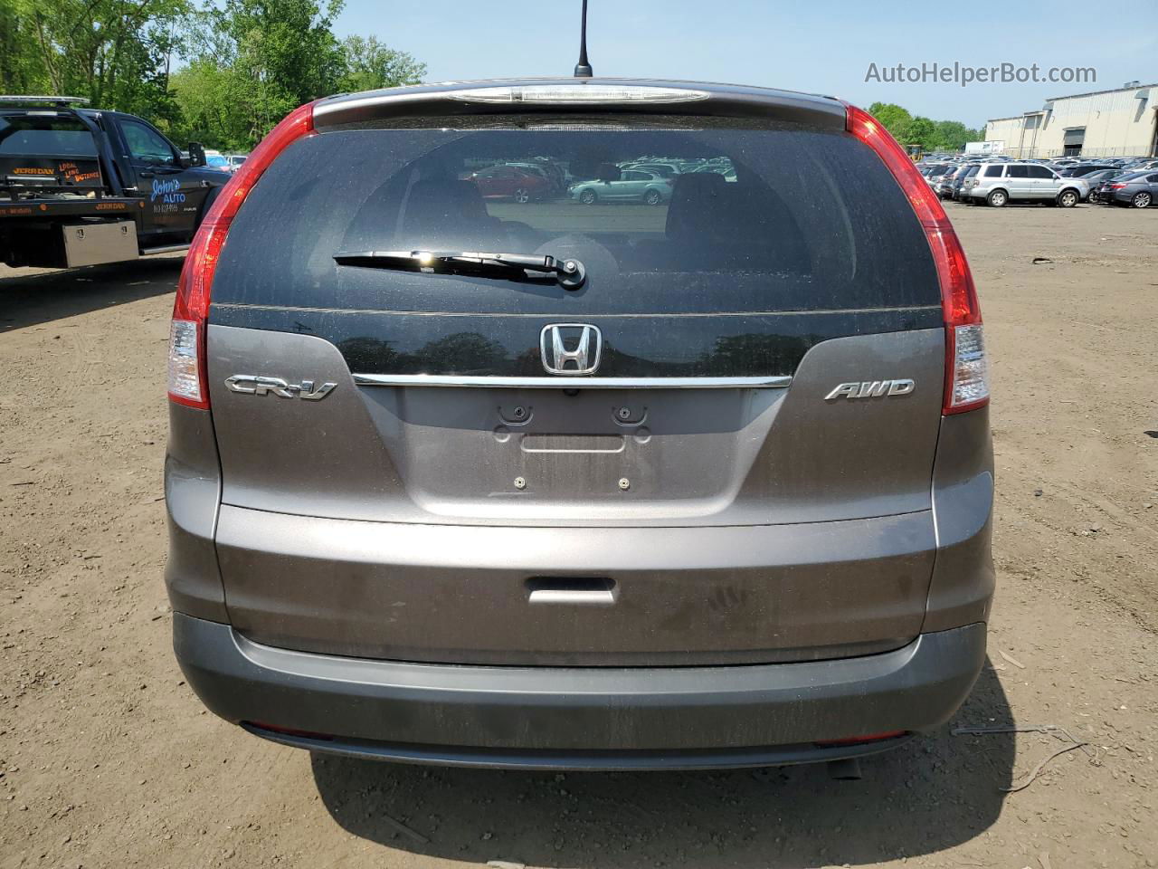 2012 Honda Cr-v Ex Gray vin: 5J6RM4H53CL081351