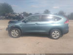 2013 Honda Cr-v Ex Blue vin: 5J6RM4H53DL008921