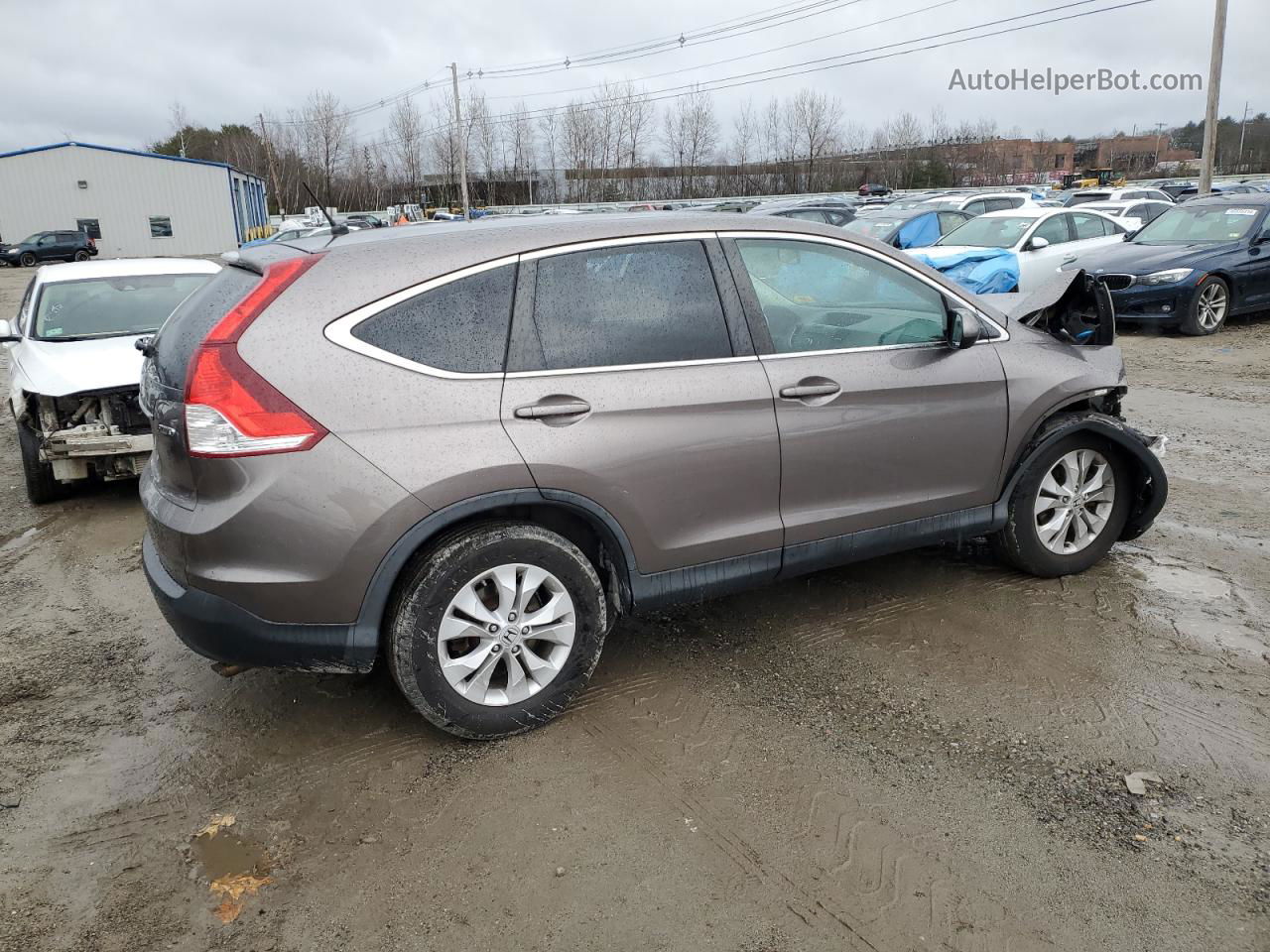 2013 Honda Cr-v Ex Tan vin: 5J6RM4H53DL031955