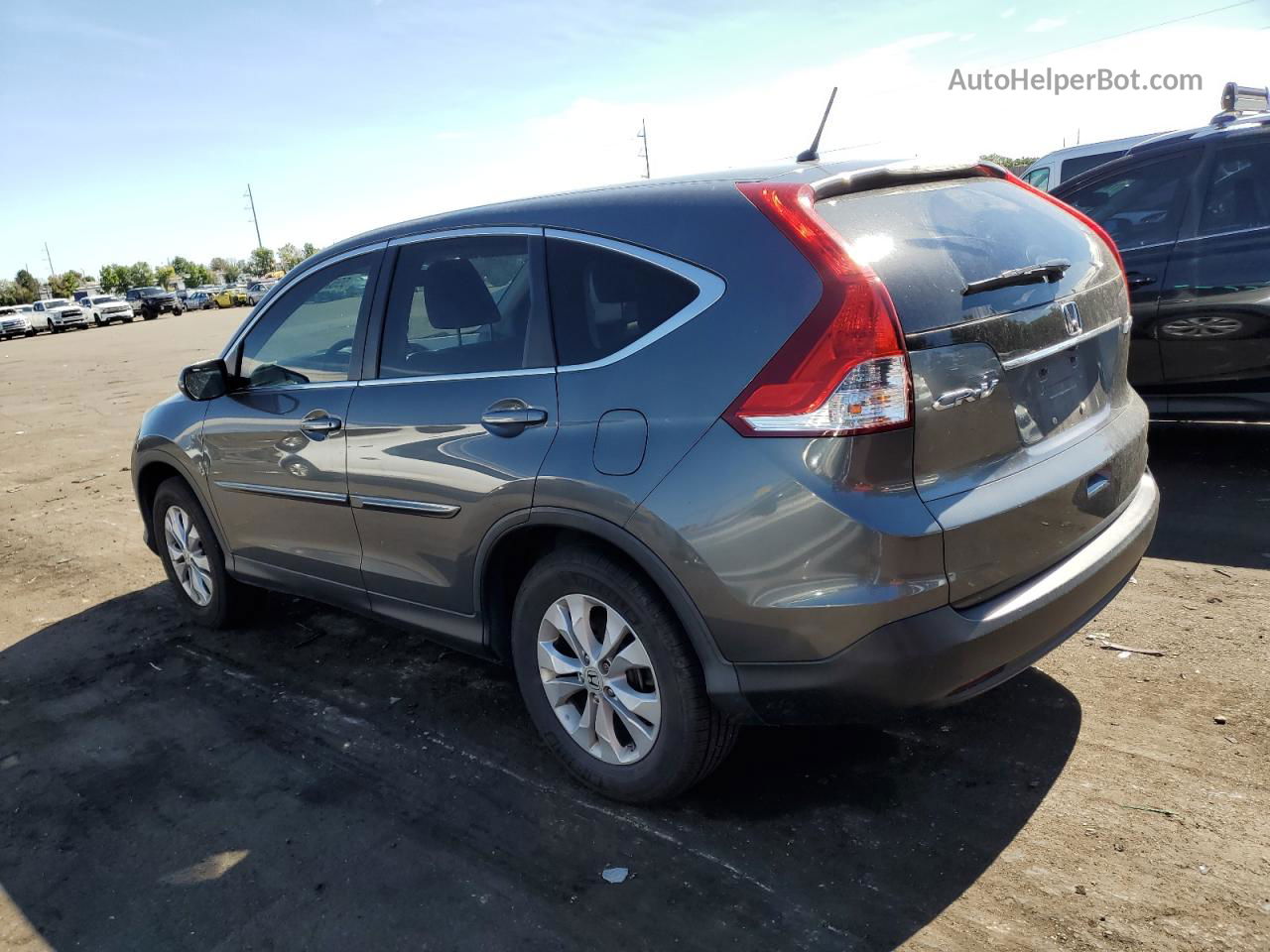 2013 Honda Cr-v Ex Gray vin: 5J6RM4H53DL051929