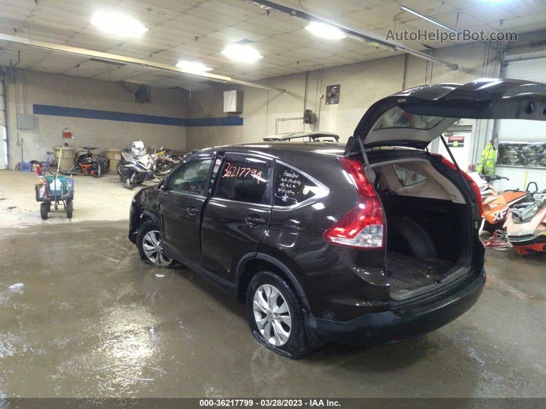 2013 Honda Cr-v Ex Brown vin: 5J6RM4H53DL060923