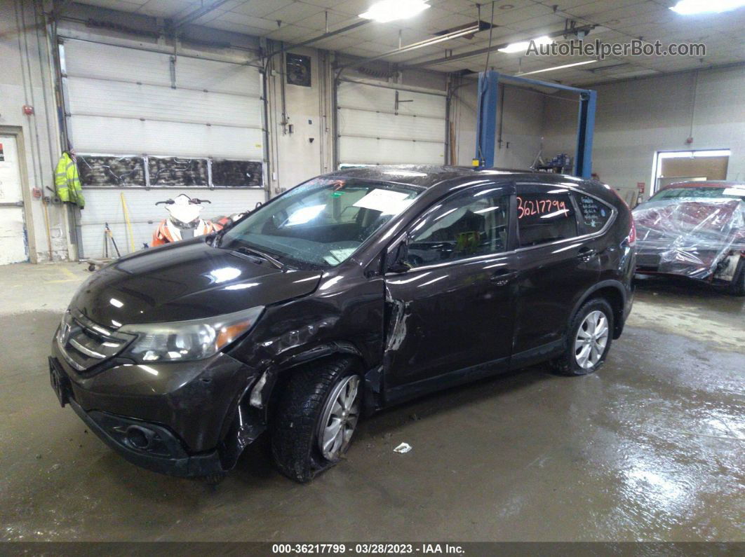 2013 Honda Cr-v Ex Brown vin: 5J6RM4H53DL060923