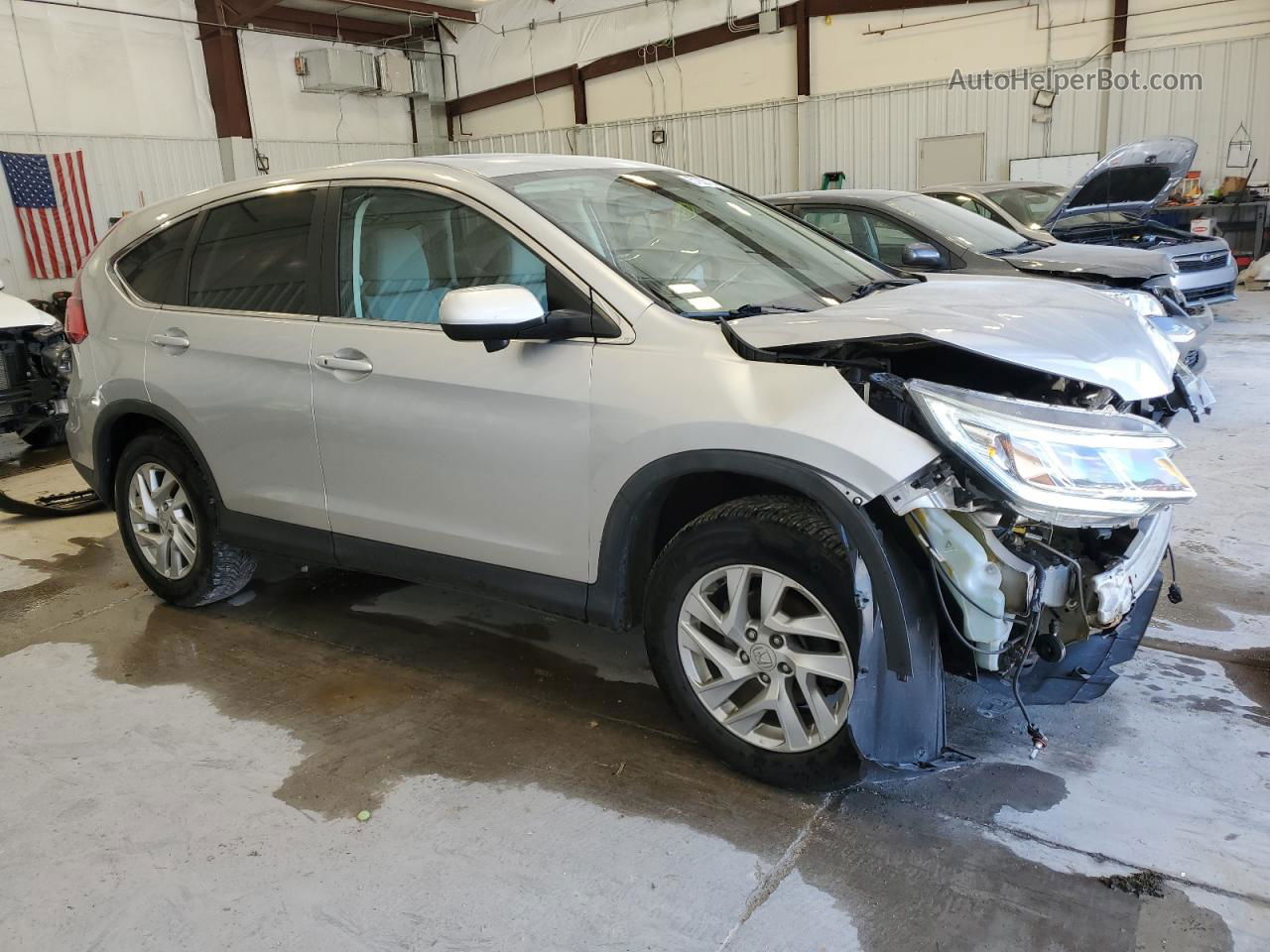 2016 Honda Cr-v Ex Серебряный vin: 5J6RM4H53GL017302