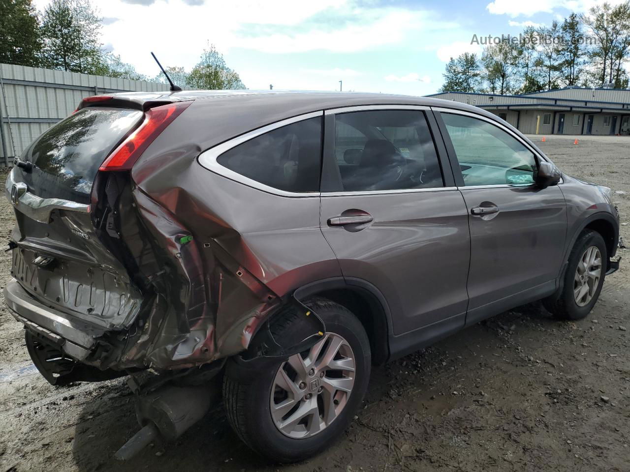 2016 Honda Cr-v Ex Gray vin: 5J6RM4H53GL095658