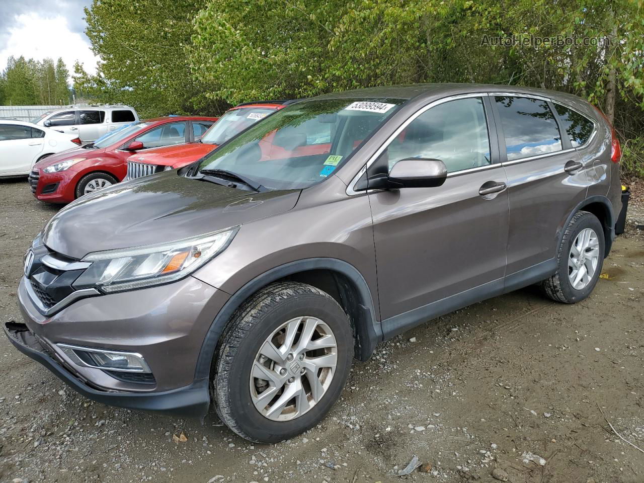 2016 Honda Cr-v Ex Gray vin: 5J6RM4H53GL095658