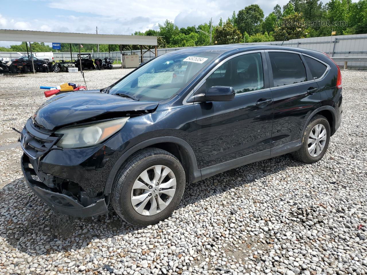 2012 Honda Cr-v Ex Black vin: 5J6RM4H54CL077308