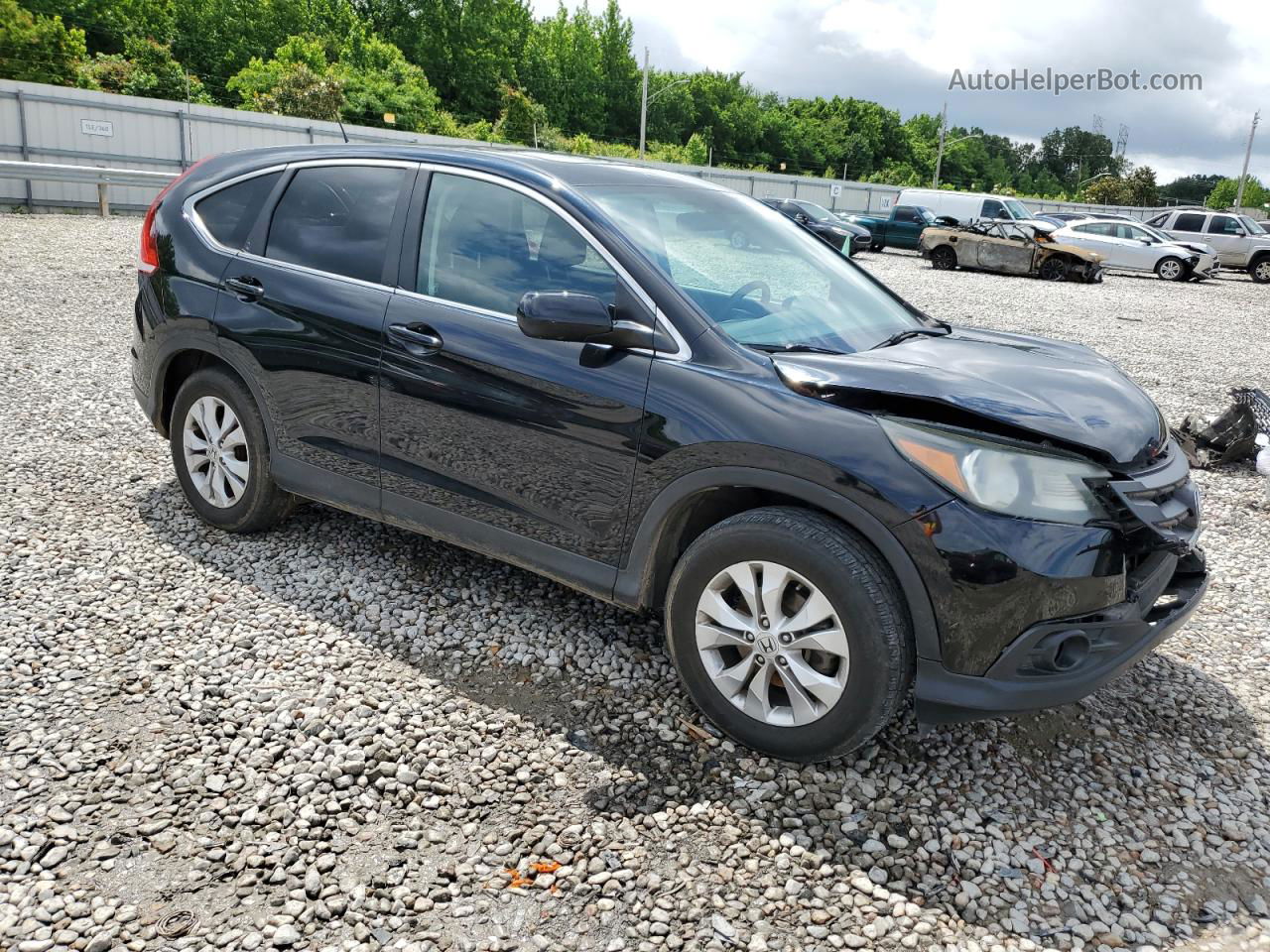 2012 Honda Cr-v Ex Черный vin: 5J6RM4H54CL077308