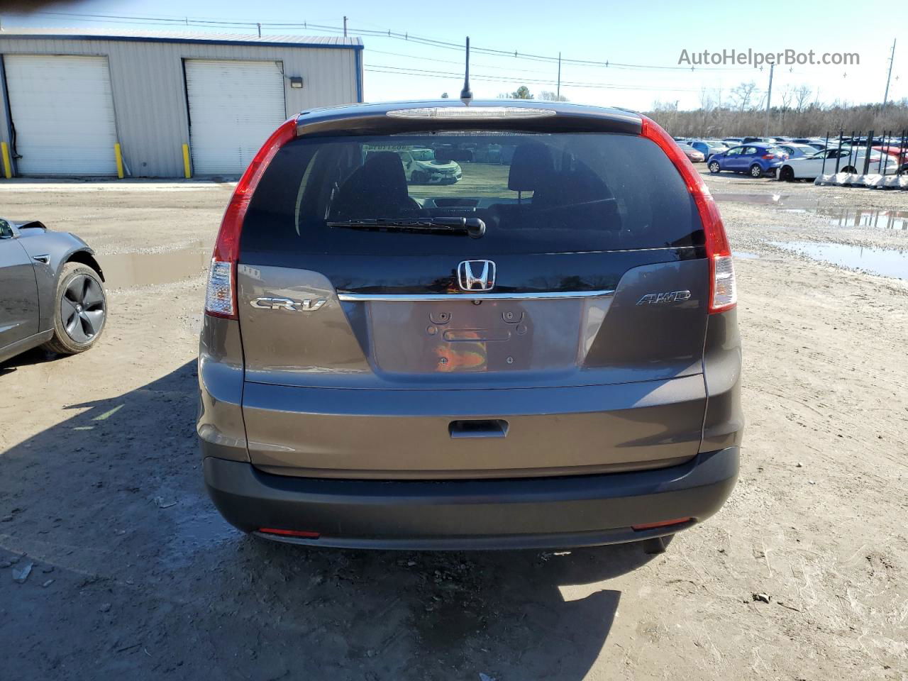 2013 Honda Cr-v Ex Gray vin: 5J6RM4H54DL056606