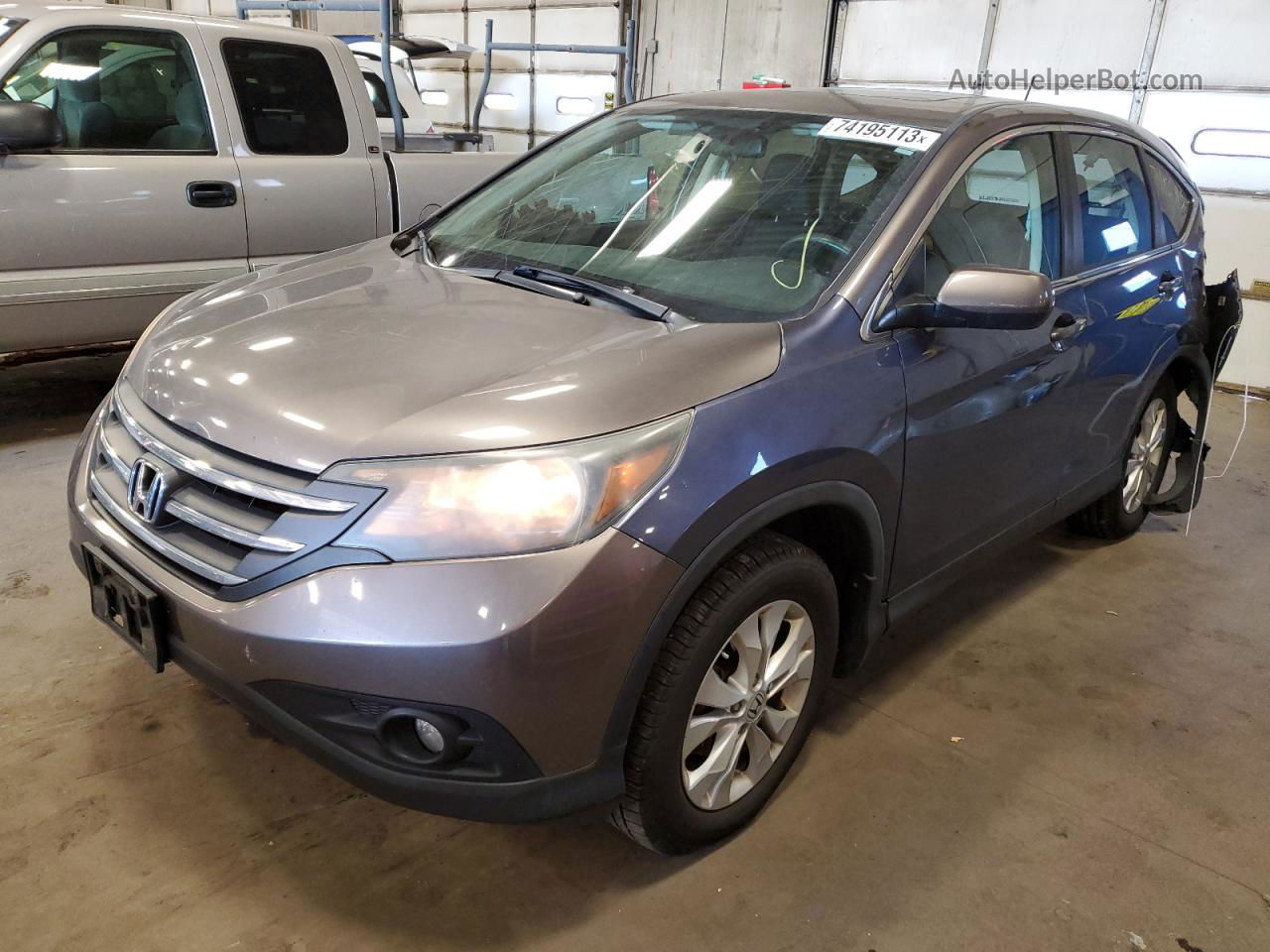 2012 Honda Cr-v Ex Gray vin: 5J6RM4H55CL049839