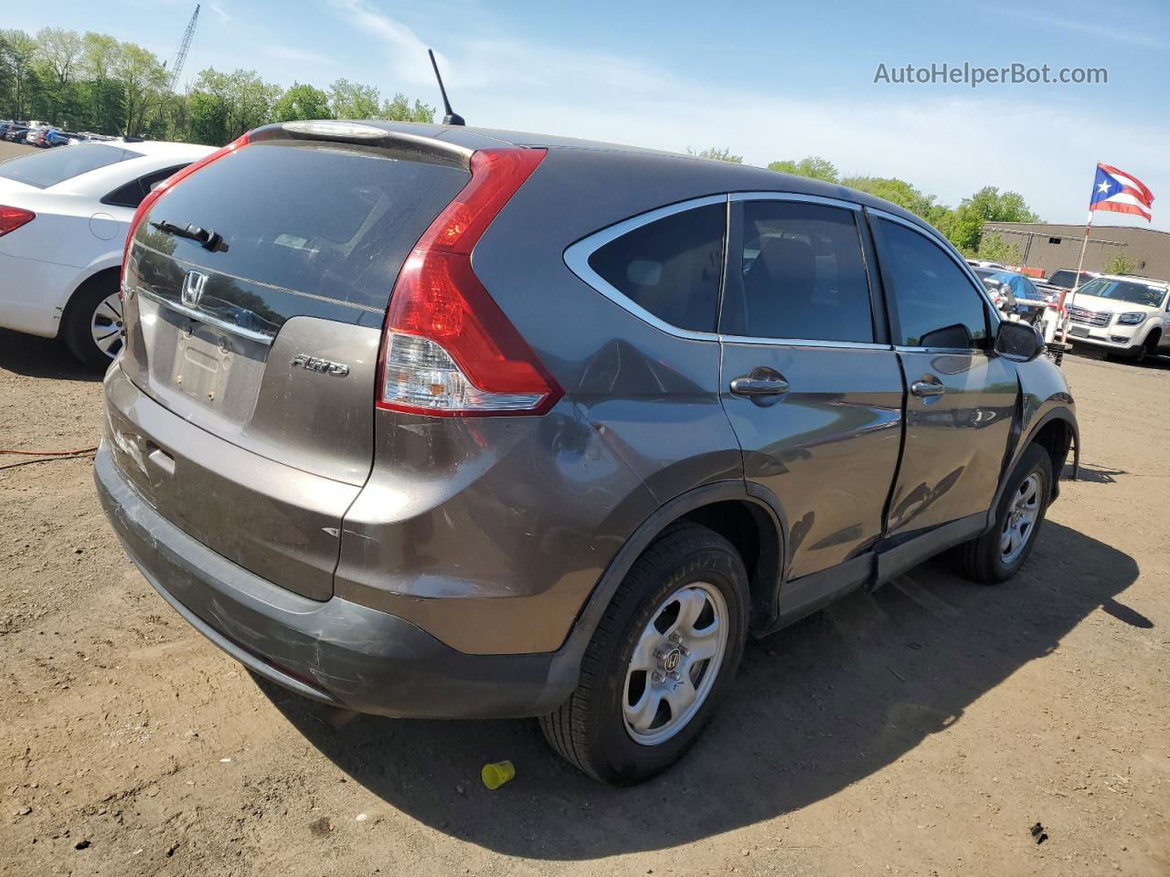 2012 Honda Cr-v Ex Gray vin: 5J6RM4H55CL058735