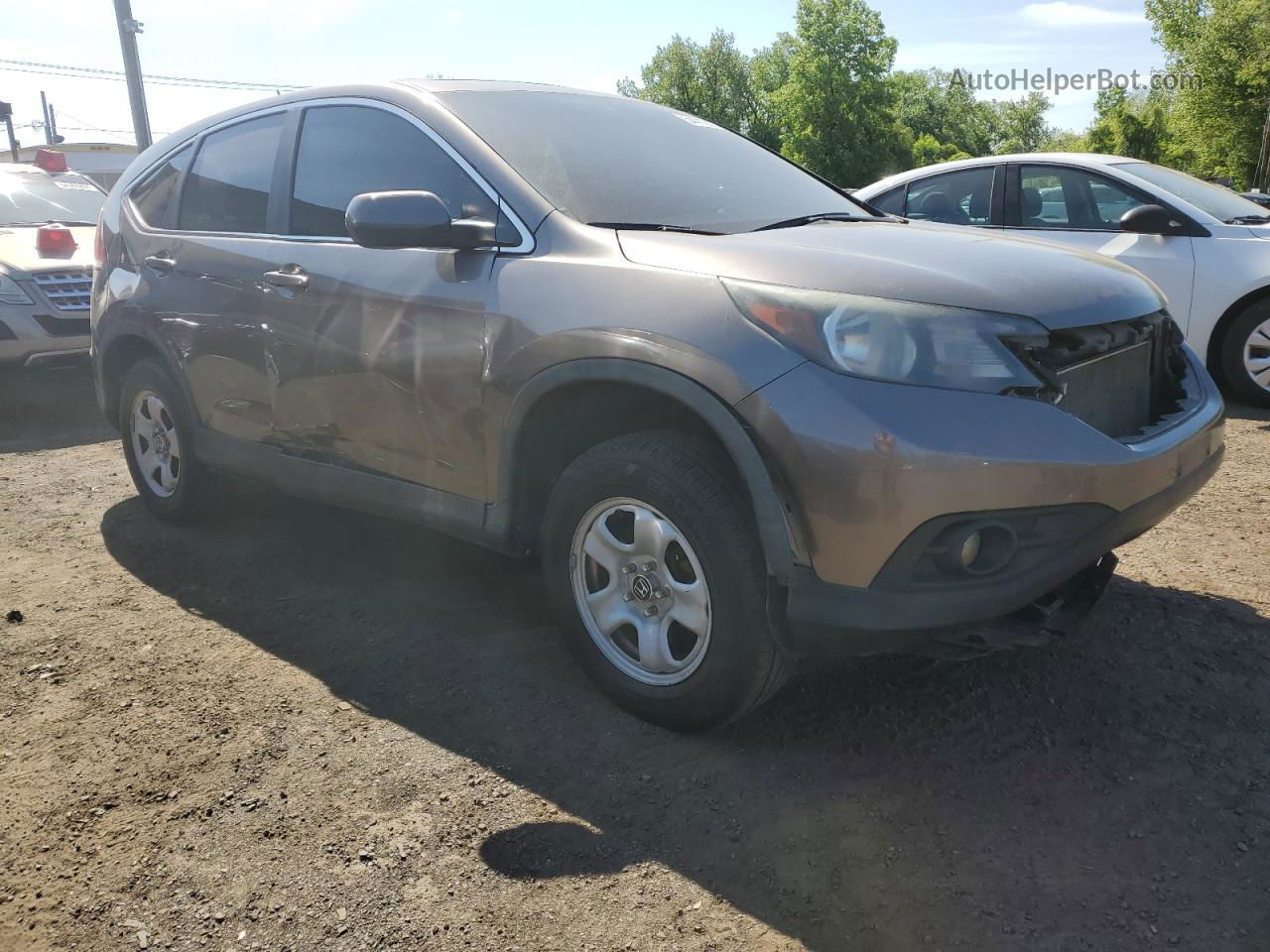 2012 Honda Cr-v Ex Gray vin: 5J6RM4H55CL058735