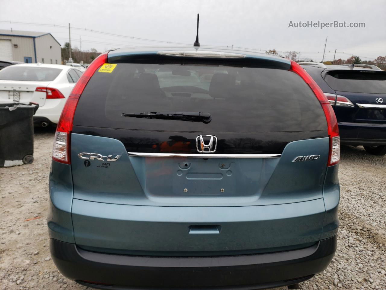 2013 Honda Cr-v Ex Turquoise vin: 5J6RM4H55DL024070