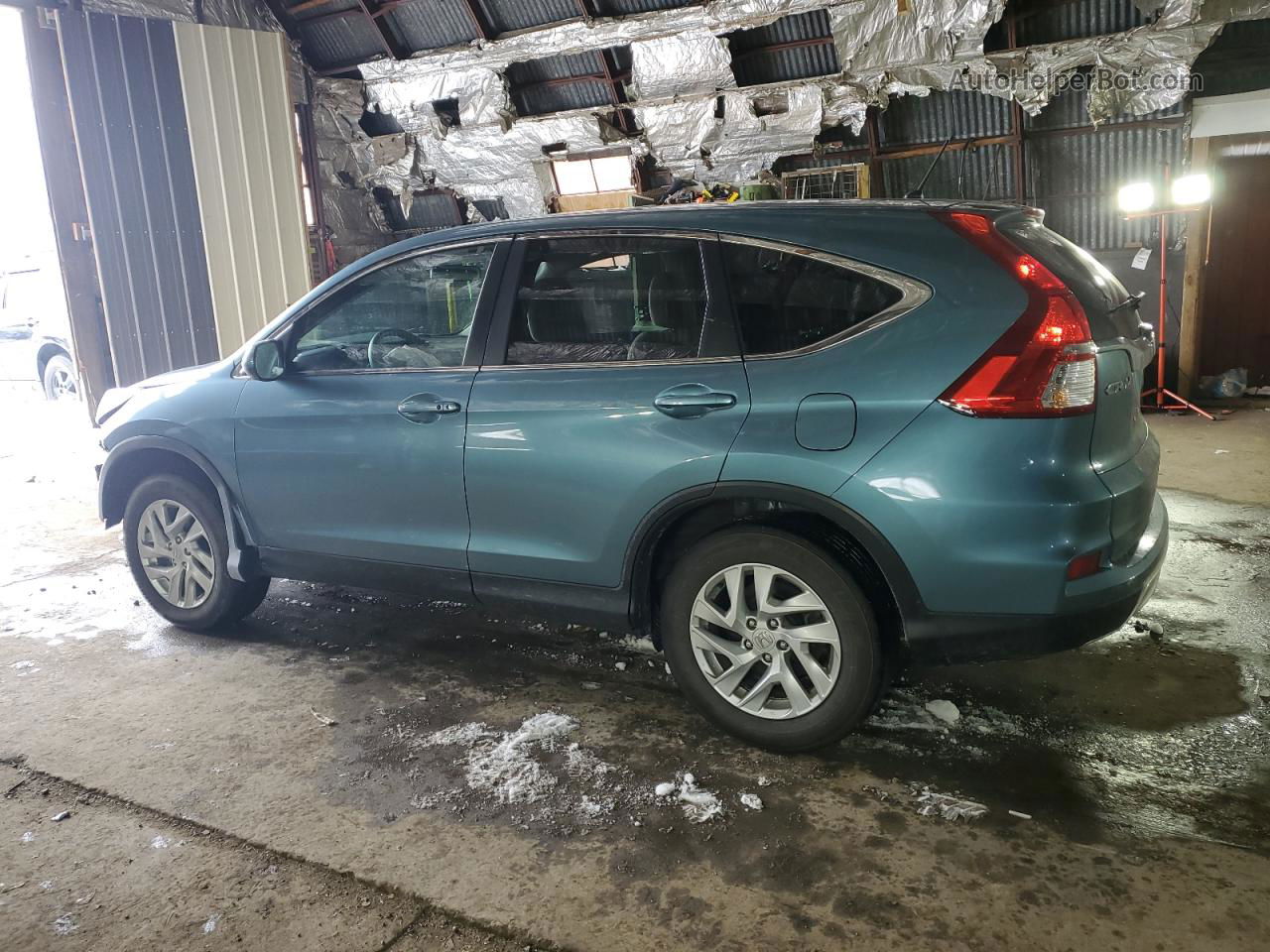 2015 Honda Cr-v Ex Teal vin: 5J6RM4H55FL095689