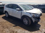 2015 Honda Cr-v Ex White vin: 5J6RM4H55FL105864