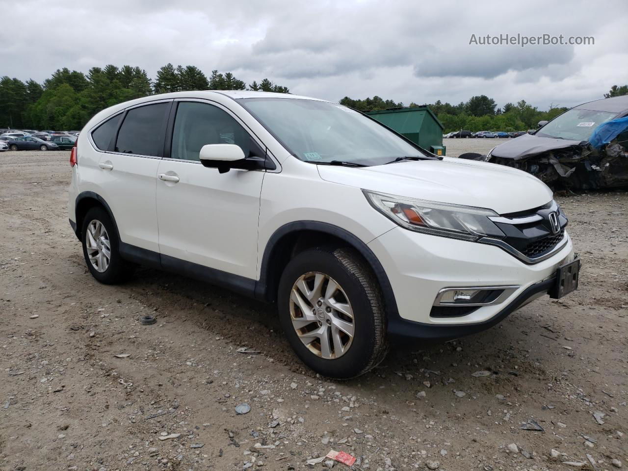 2015 Honda Cr-v Ex Белый vin: 5J6RM4H55FL121613