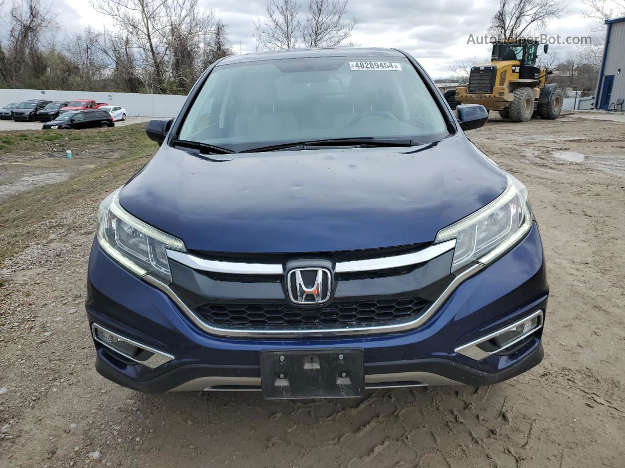 2016 Honda Cr-v Ex Blue vin: 5J6RM4H55GL026275