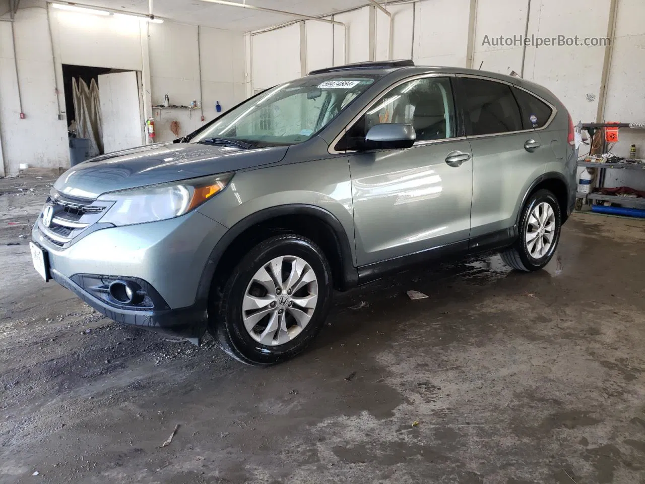 2012 Honda Cr-v Ex Teal vin: 5J6RM4H56CL019376