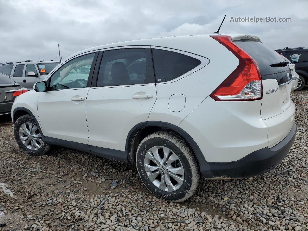 2012 Honda Cr-v Ex White vin: 5J6RM4H56CL069744