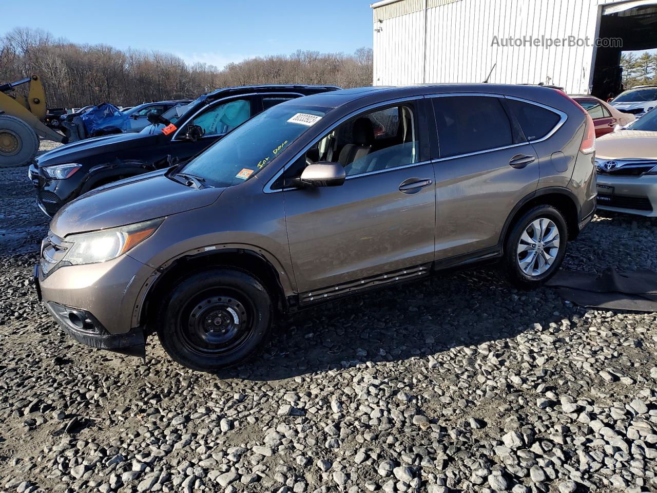 2012 Honda Cr-v Ex Black vin: 5J6RM4H56CL078847