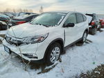 2016 Honda Cr-v Ex White vin: 5J6RM4H56GL018962