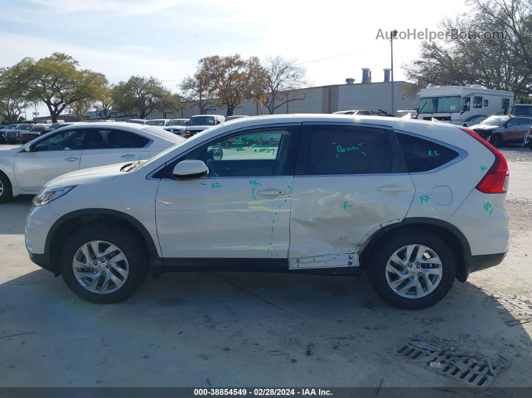 2016 Honda Cr-v Ex White vin: 5J6RM4H56GL046227