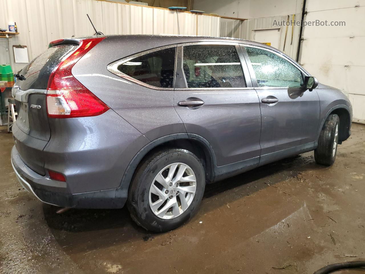 2016 Honda Cr-v Ex Gray vin: 5J6RM4H56GL094732