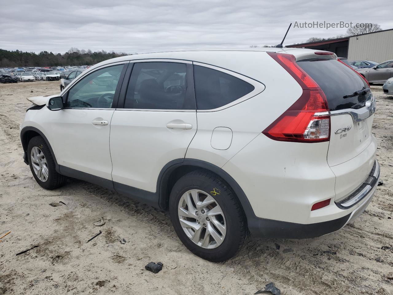 2016 Honda Cr-v Ex White vin: 5J6RM4H56GL096416