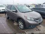 2012 Honda Cr-v Ex Brown vin: 5J6RM4H57CL066108