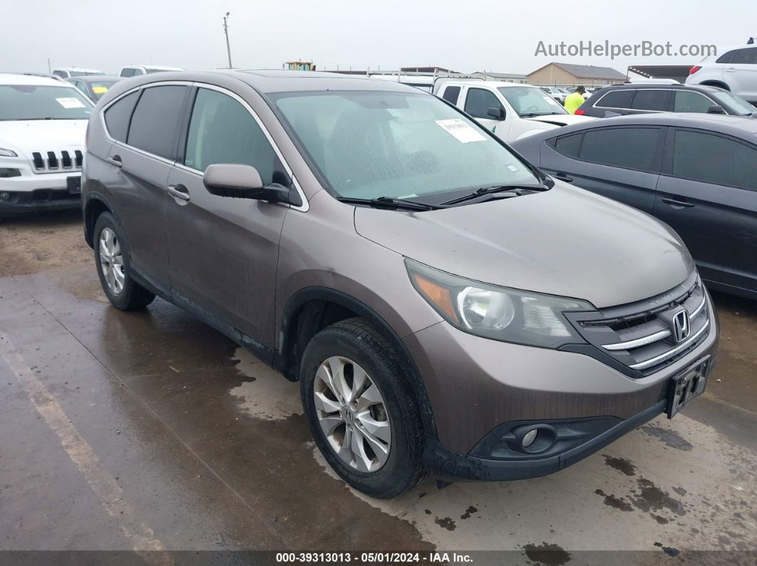 2012 Honda Cr-v Ex Коричневый vin: 5J6RM4H57CL066108