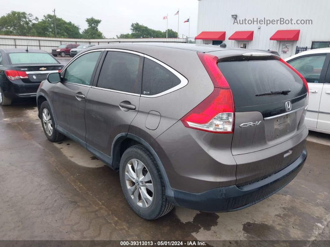 2012 Honda Cr-v Ex Коричневый vin: 5J6RM4H57CL066108