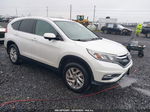 2015 Honda Cr-v Ex White vin: 5J6RM4H57FL076917