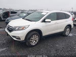 2015 Honda Cr-v Ex White vin: 5J6RM4H57FL076917