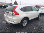 2015 Honda Cr-v Ex White vin: 5J6RM4H57FL076917