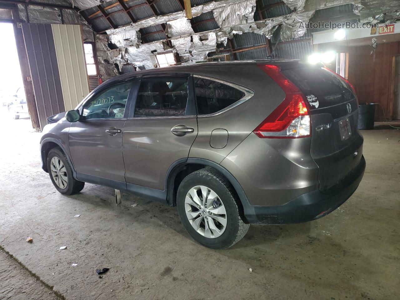 2012 Honda Cr-v Ex Brown vin: 5J6RM4H58CL033005