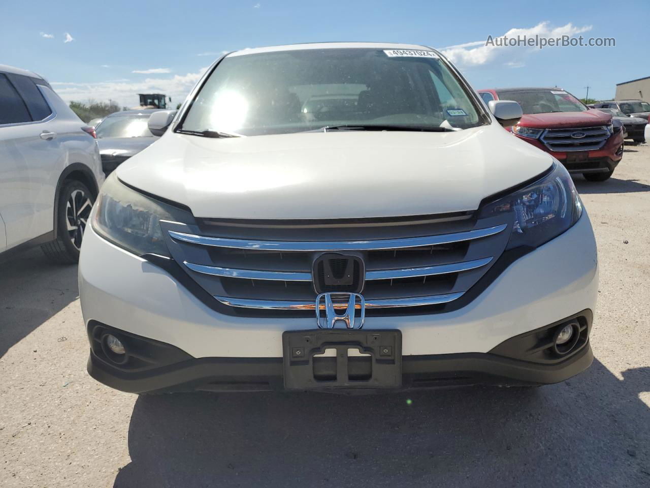 2012 Honda Cr-v Ex Белый vin: 5J6RM4H58CL063573