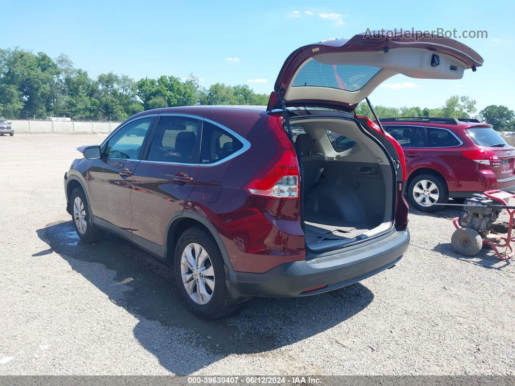 2012 Honda Cr-v Ex Red vin: 5J6RM4H58CL071351