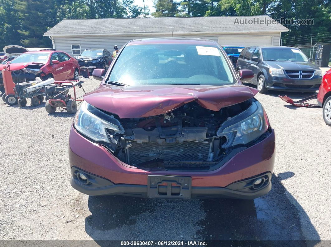 2012 Honda Cr-v Ex Red vin: 5J6RM4H58CL071351