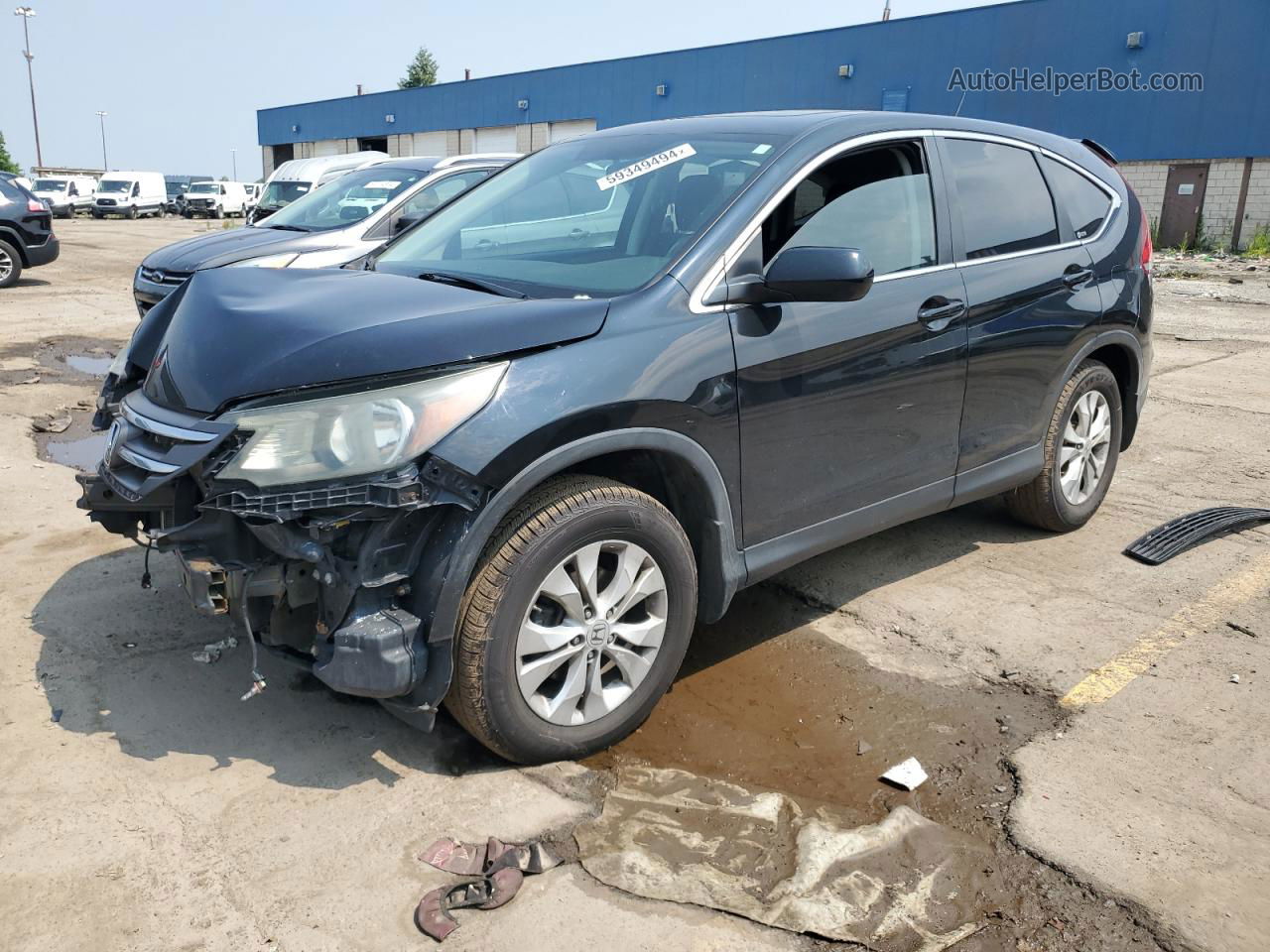 2012 Honda Cr-v Ex Black vin: 5J6RM4H58CL079627