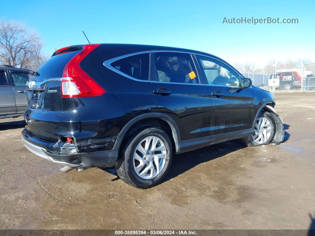 2016 Honda Cr-v Ex Black vin: 5J6RM4H58GL091315