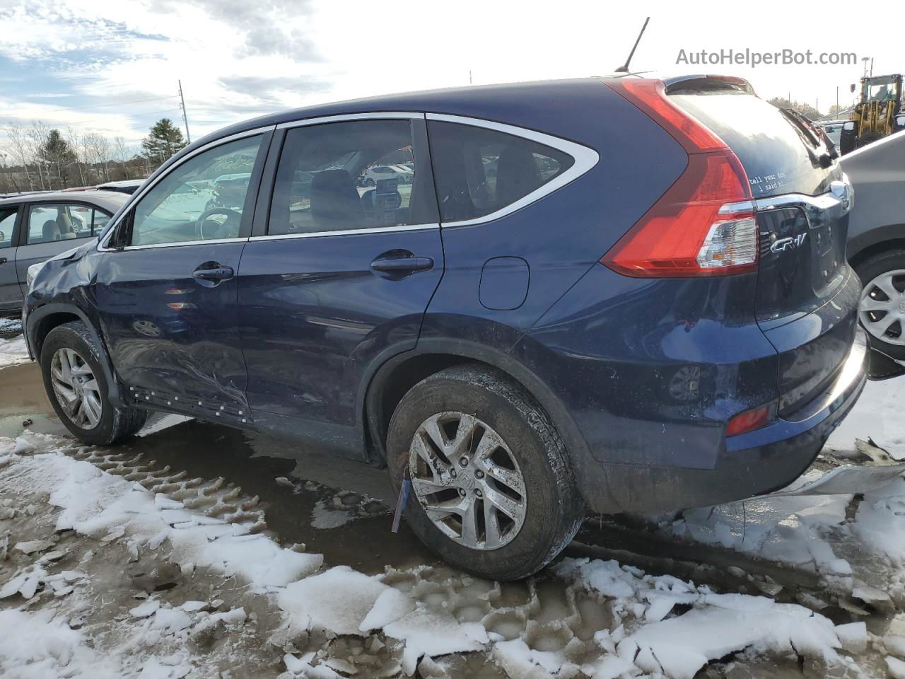 2016 Honda Cr-v Ex Blue vin: 5J6RM4H58GL099284