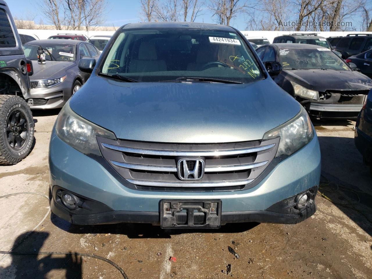 2012 Honda Cr-v Ex Зеленый vin: 5J6RM4H59CL009487